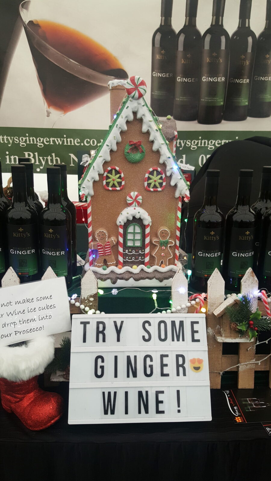 A gingerbread house