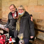 A couple selling spirits